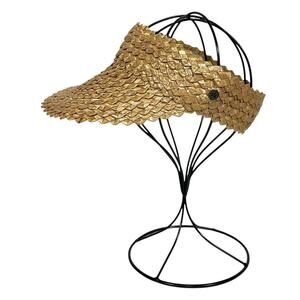 Women’s Stylish Hemlock Hat Co Straw Visor Hat One Size Fits Most